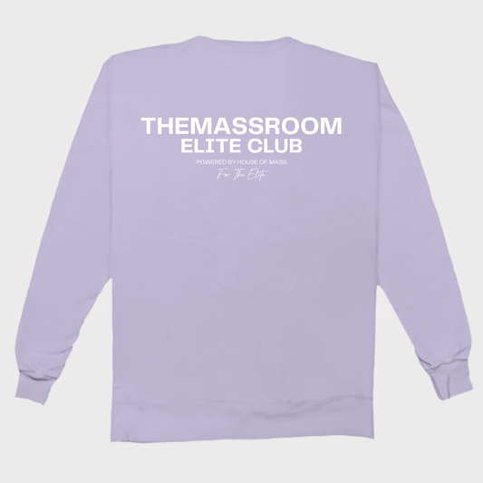 THEMASSROOM ELITE CLUB LUX SWEATSHIRT - LAVENDER