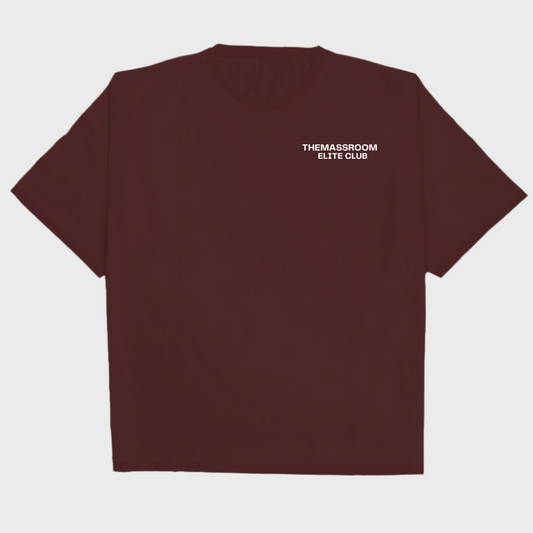 THEMASSROOM ELITE CLUB OVERSIZED- MAROON