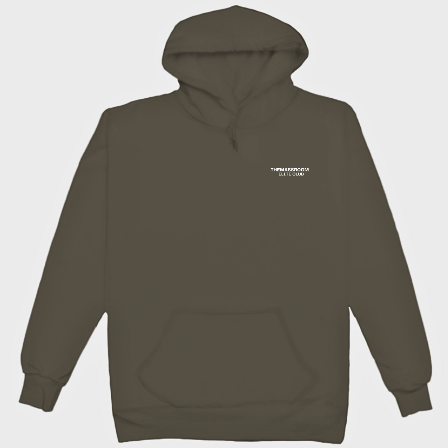 THEMASSROOM ELITE CLUB PREMIUM HOODIE - OLIVE GREEN