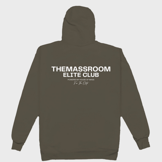 THEMASSROOM ELITE CLUB PREMIUM HOODIE - OLIVE GREEN