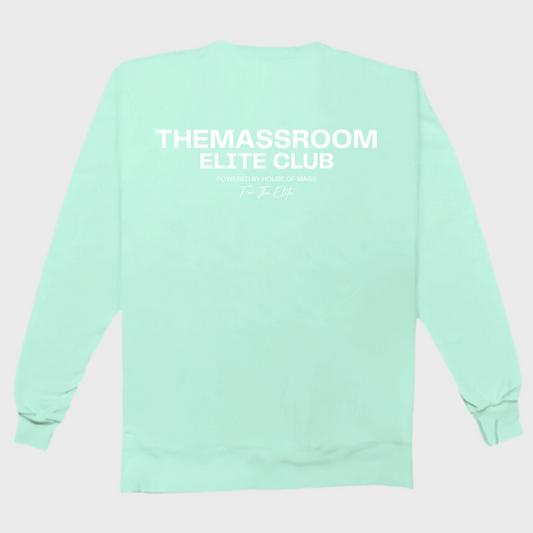 THEMASSROOM ELITE CLUB LUX SWEATSHIRT - MINT GREEN