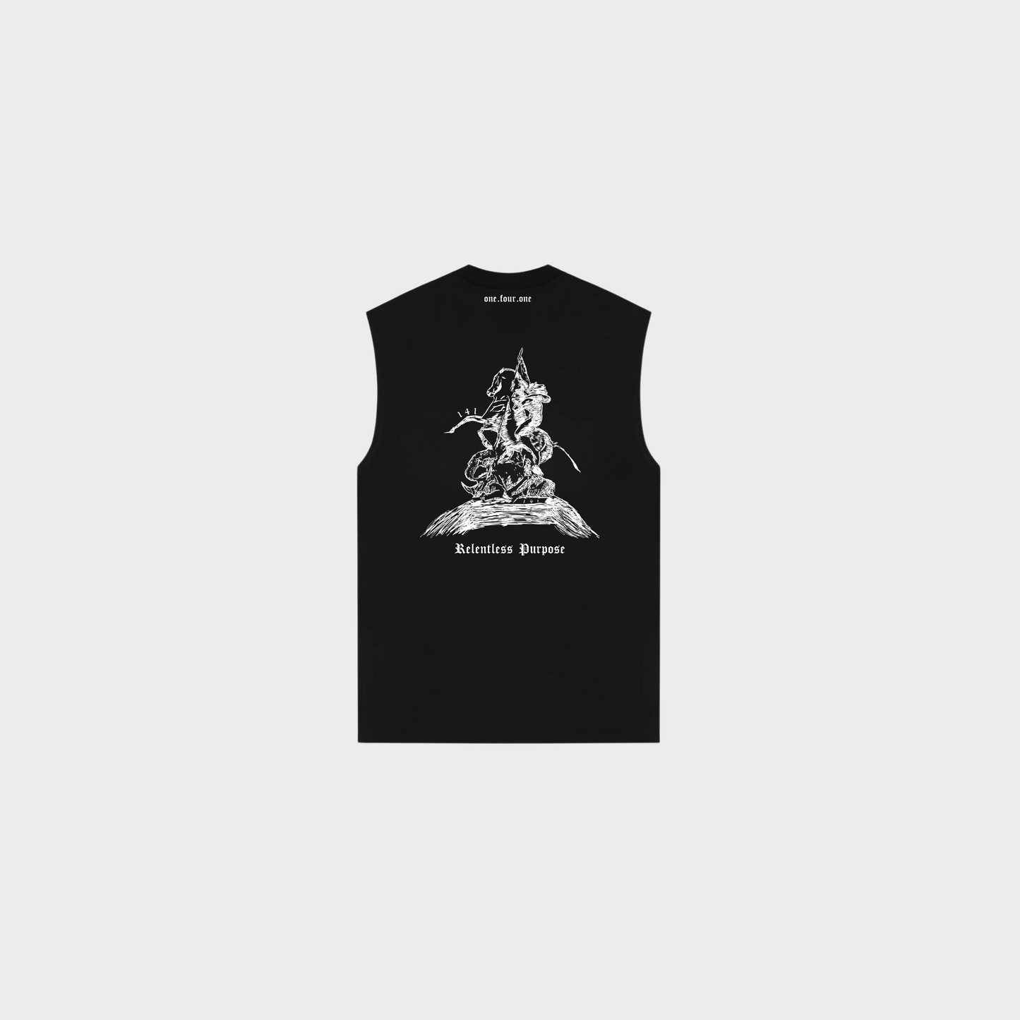VINTAGE 141 TANK - BLACK