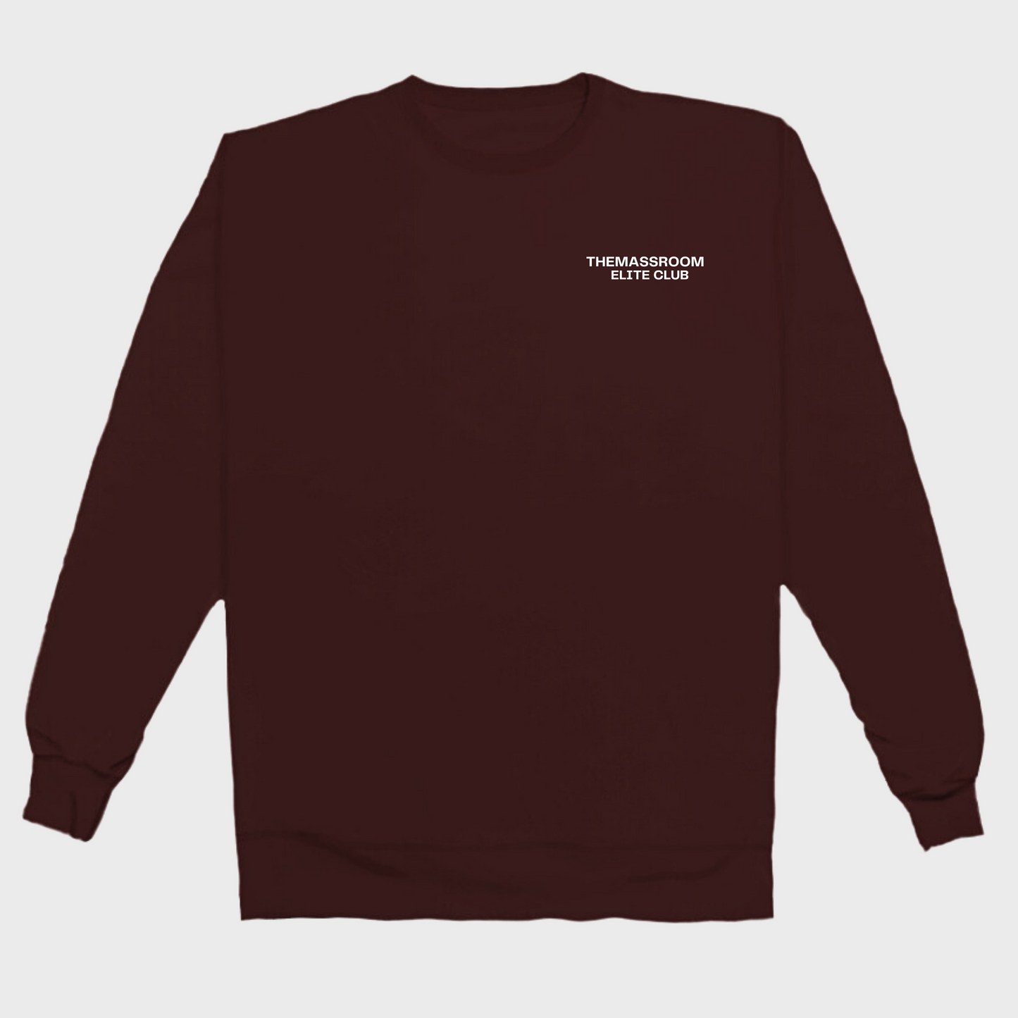 THEMASSROOM ELITE CLUB LUX SWEATSHIRT - MAROON