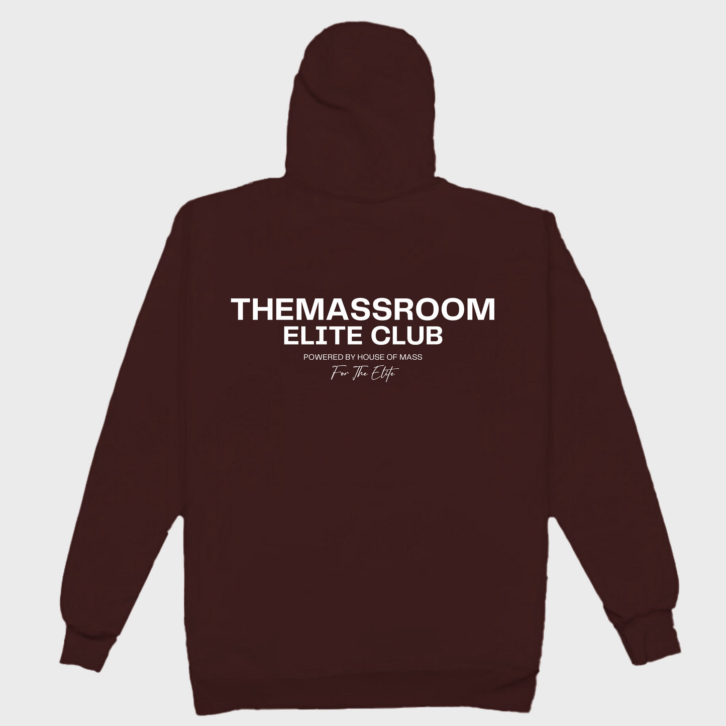 THEMASSROOM ELITE CLUB PREMIUM HOODIE - MAROON