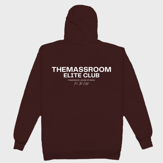 THEMASSROOM ELITE CLUB PREMIUM HOODIE - MAROON