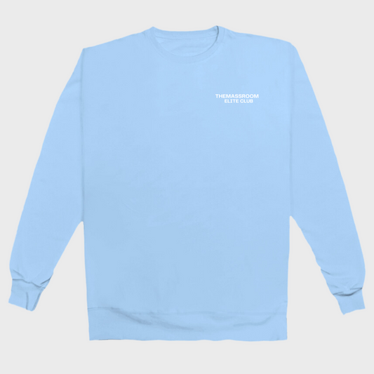 THEMASSROOM ELITE CLUB LUX SWEATSHIRT - BABY BLUE