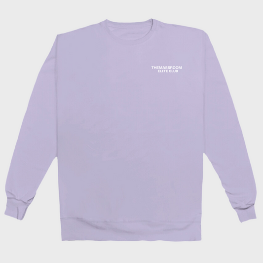 THEMASSROOM ELITE CLUB LUX SWEATSHIRT - LAVENDER