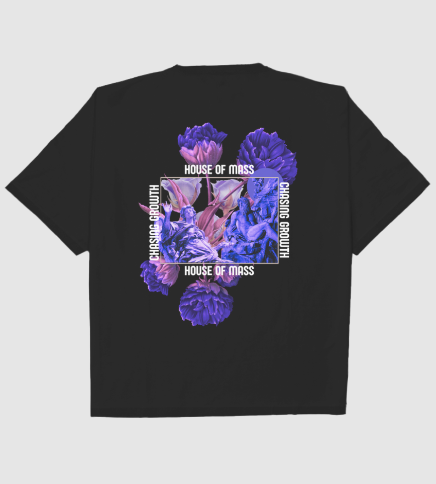 DIVINE BLOOM - OVERSIZED T-SHIRT