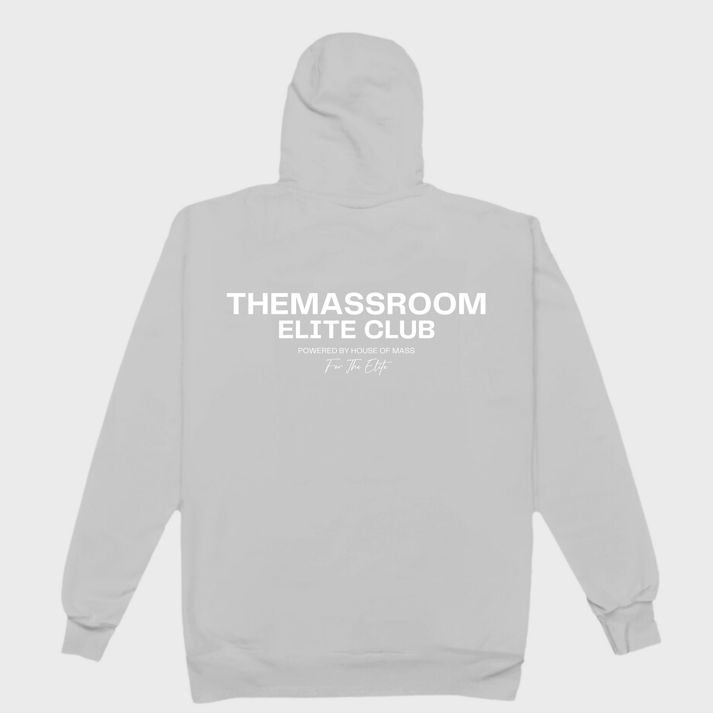 THEMASSROOM ELITE CLUB PREMIUM HOODIE - GREY MELANGE