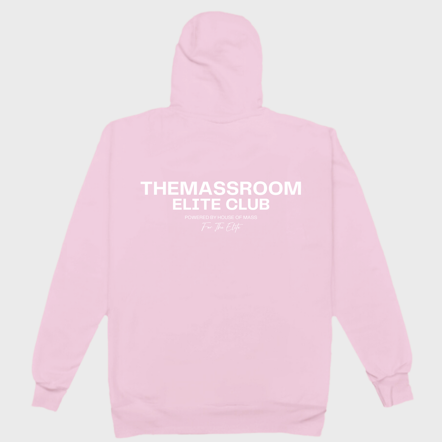 THEMASSROOM ELITE CLUB PREMIUM HOODIE - BABY PINK