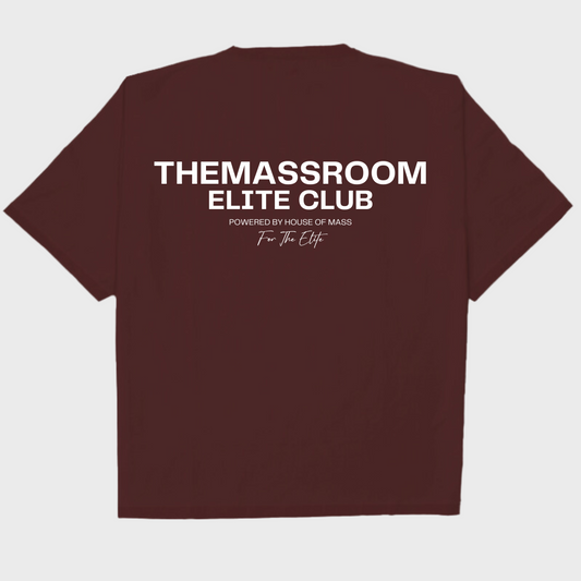 THEMASSROOM ELITE CLUB OVERSIZED- MAROON