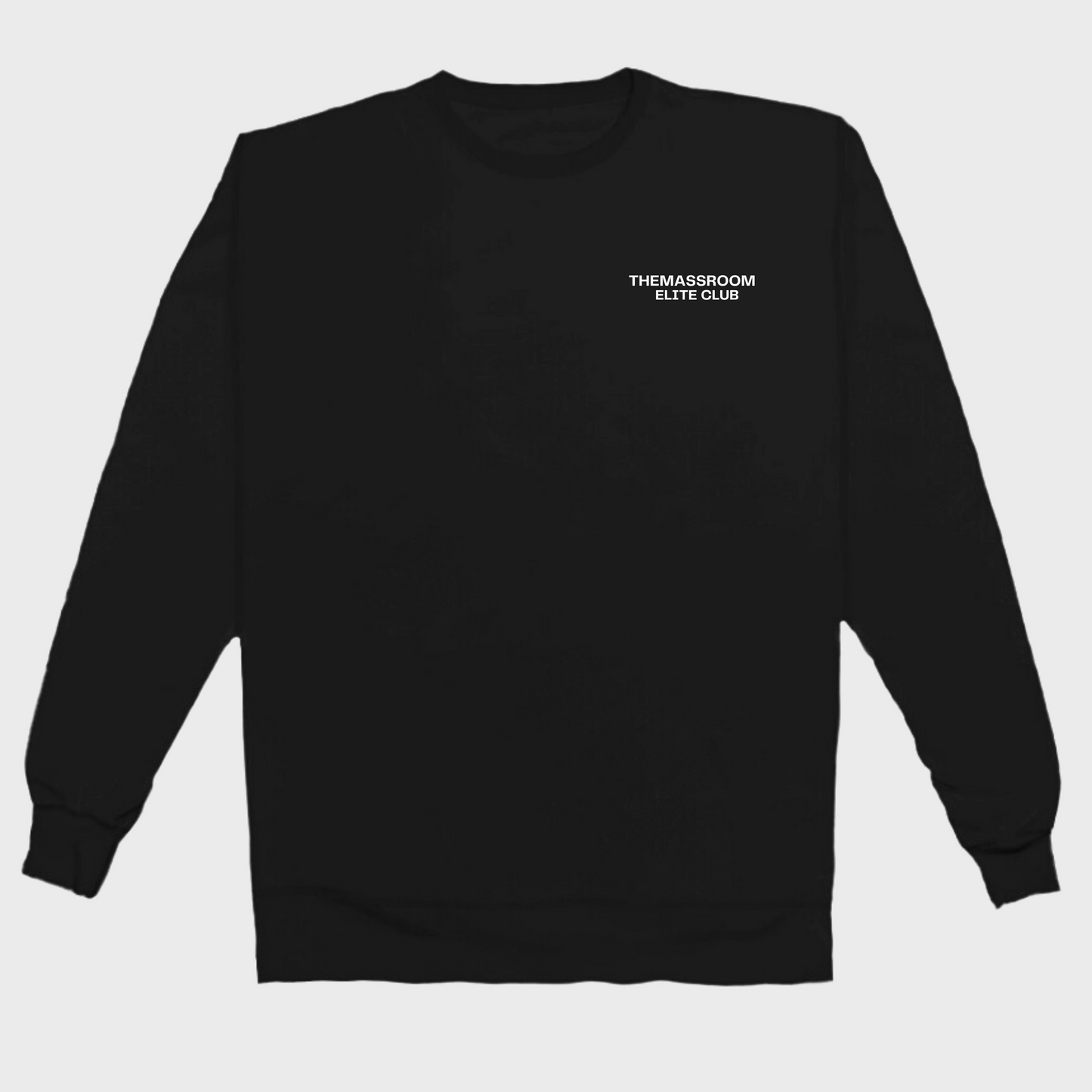 THEMASSROOM ELITE CLUB LUX SWEATSHIRT - BLACK