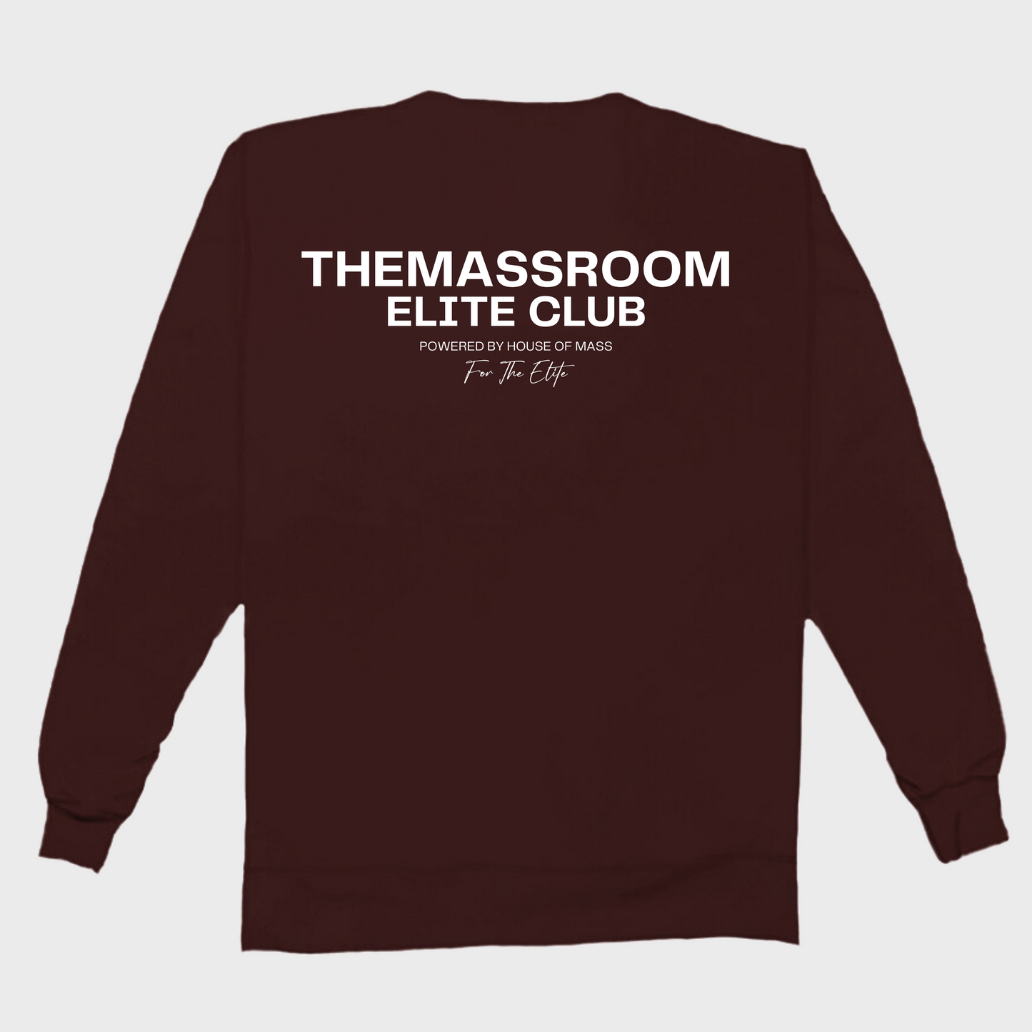 THEMASSROOM ELITE CLUB LUX SWEATSHIRT - MAROON